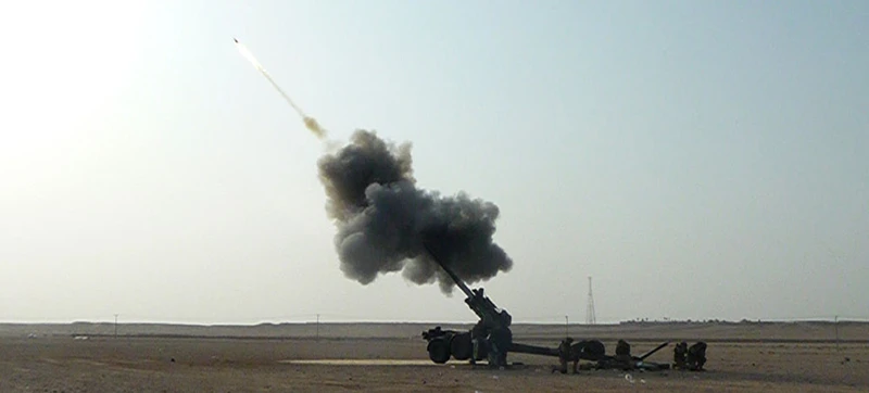 Excalibur es una municin de 155mm que sobresale sobre otras por su sistema de guiado que le confiere precisiones de menos de 10 metros en su punto de impacto. Foto: GDELS